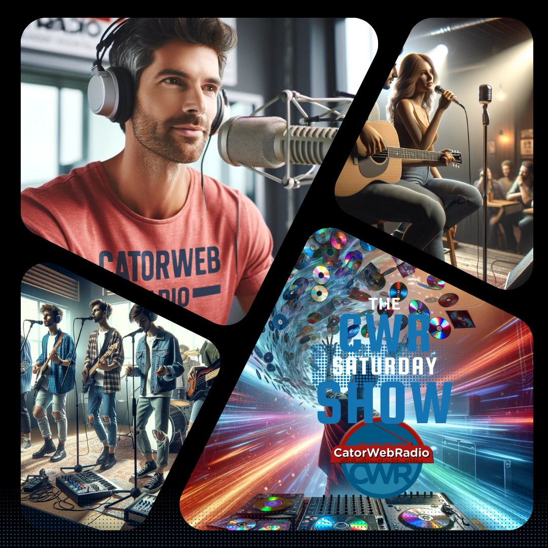 catorwebradio's tweet image. 🎶 Get ready for a musical journey with the Catorweb Radio Saturday Show! 📻🎵 We've curated a playlist that'll make your weekend groove. Tune in now and let the music take you away! #CatorwebRadio #SaturdayShow #MusicMagic