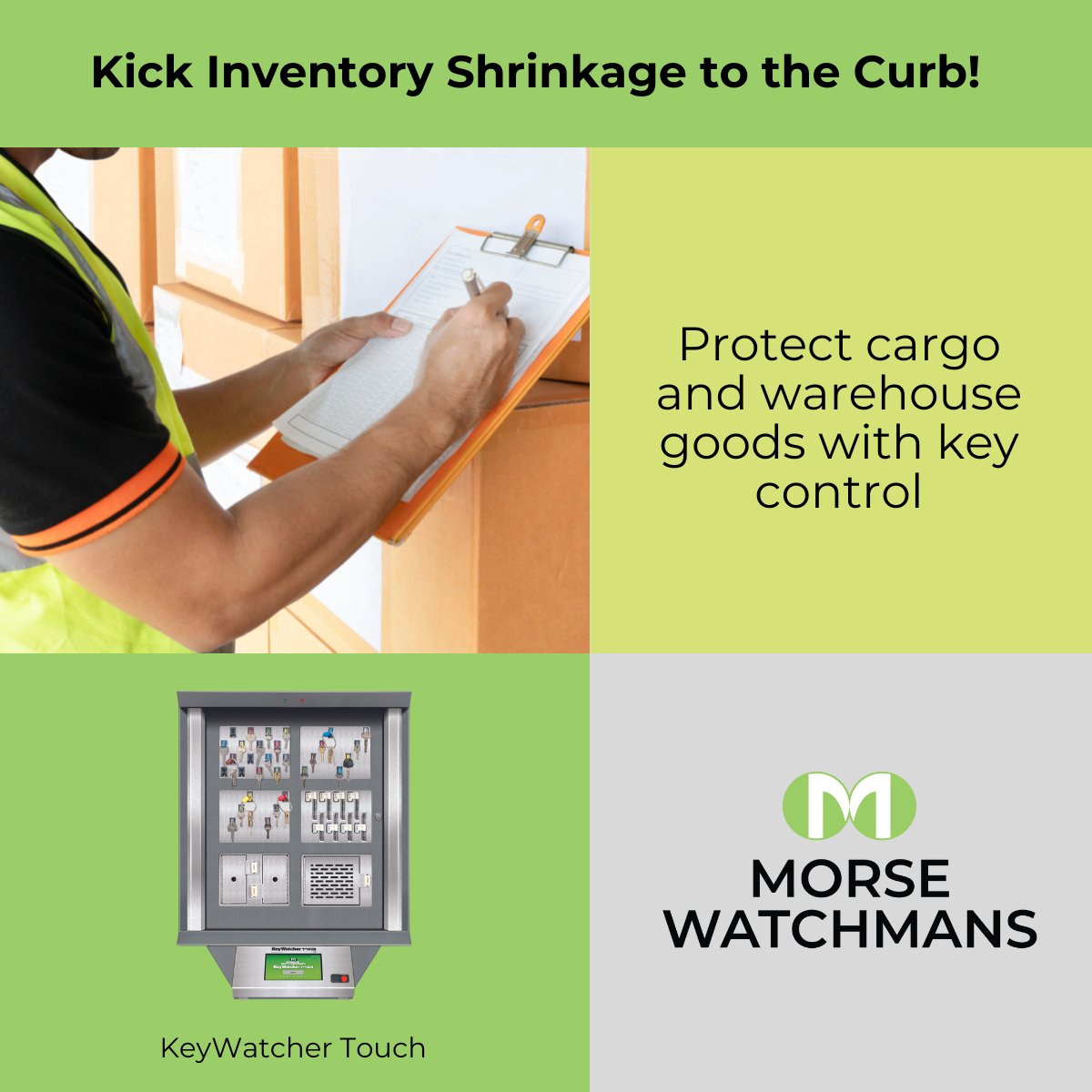 MorseWatchmans1's tweet image. Kick Inventory Shrinkage to the Curb! Protect cargo and warehouse goods with key control.. #DistributionSecurity #KeyControl #SupplyChainSecurity
hubs.li/Q02bHFFW0