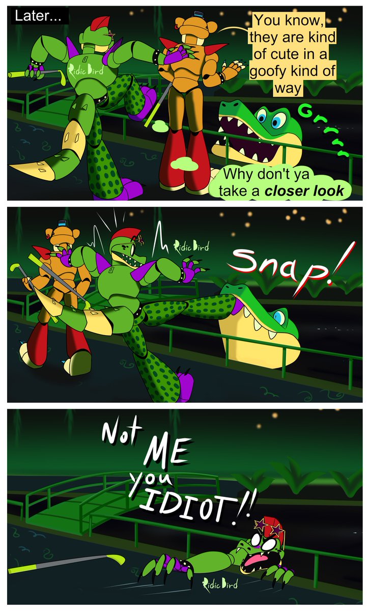 RidicBird (Kaiju Comics On Hiatus) on X: The Glamrocks + Gregory