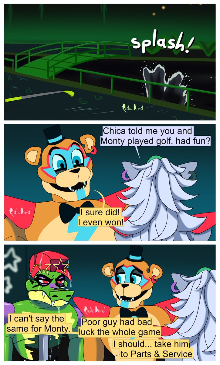 Golf Match [ five nights at Freddy’s security breach fnaf ]