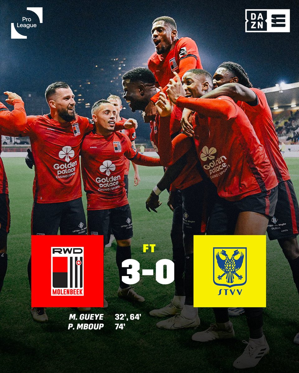 DAZN_BEFR's tweet photo. FT | Trois buts et trois points pour le RWDM Γ la maison. π πͺ #RWDSTV https://t.co/cp5ZR6jkgn