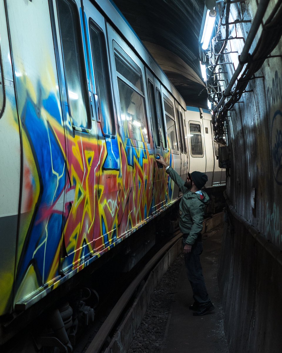 Paris Metro #Graffiti #graffitiphotography #Paris