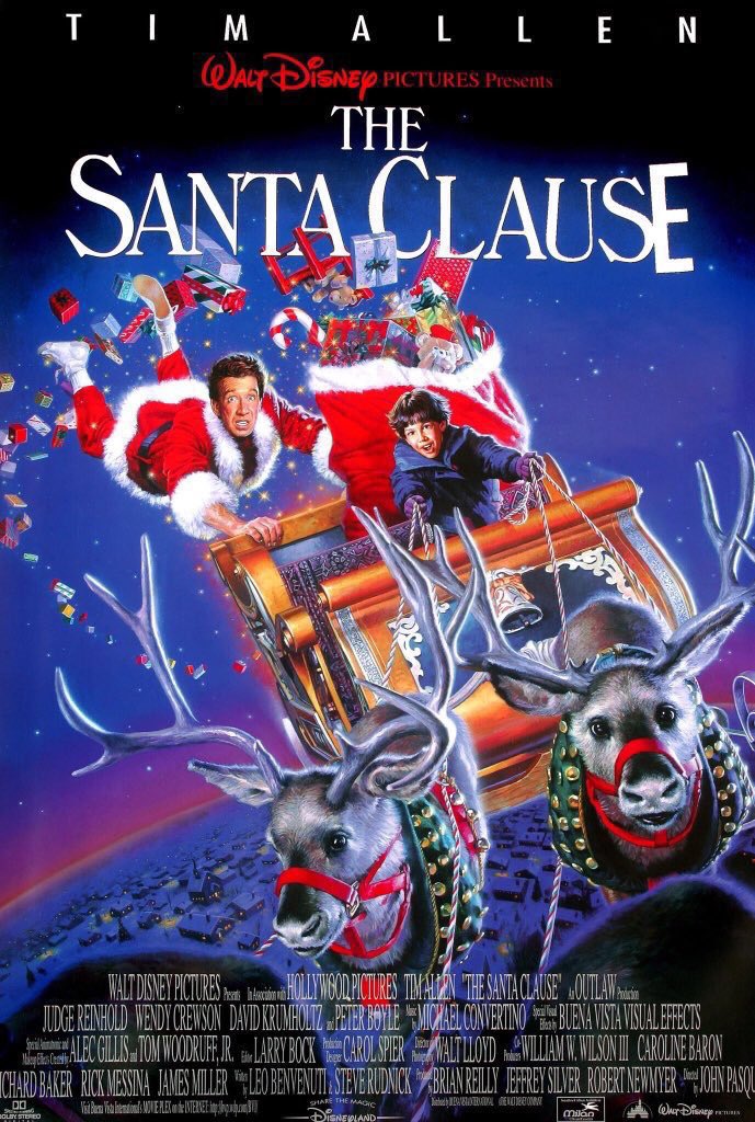 🎬🎄🎅🏻9 DAYS UNTIL CHRISTMAS!!!🎅🏻🎄🎬

#TheSantaClause (1994) @Disney 

#ChristmasViewing #Christmas #TimAllen #WendyCrewson #EricLloyd @JudgeReinhold #DavidKrumholtz #PaigeTamada #PeterBoyle #SantaClaus #Disney

🎄🎁🎄🎁🎄🎁🎄🎁🎄🎁🎄🎁🎄🎁🎄🎁🎄