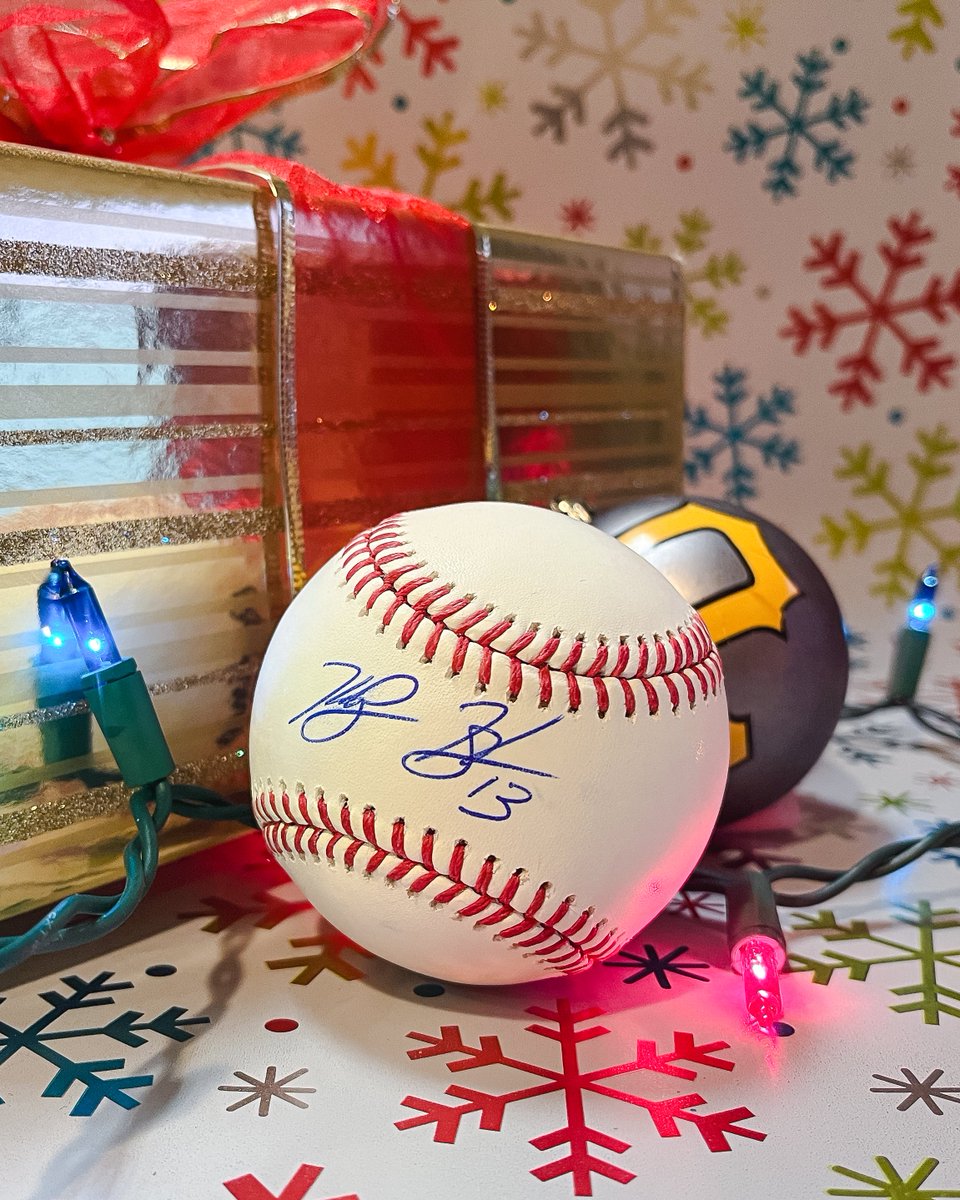 REPOST THIS for a chance to win this signed Ke'Bryan Hayes baseball!