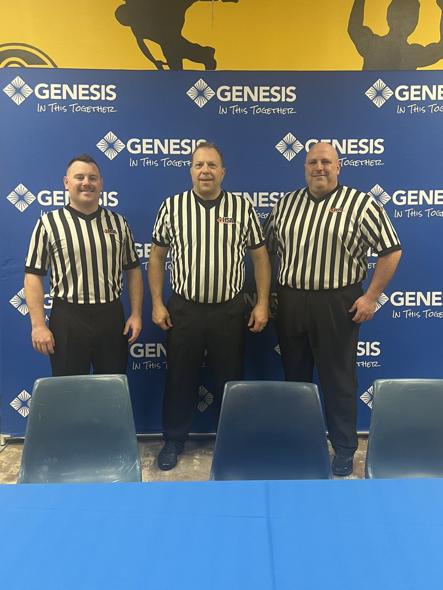 I’m with the Refs! Loved watching these guys work at the Genesis Shoot out today!
