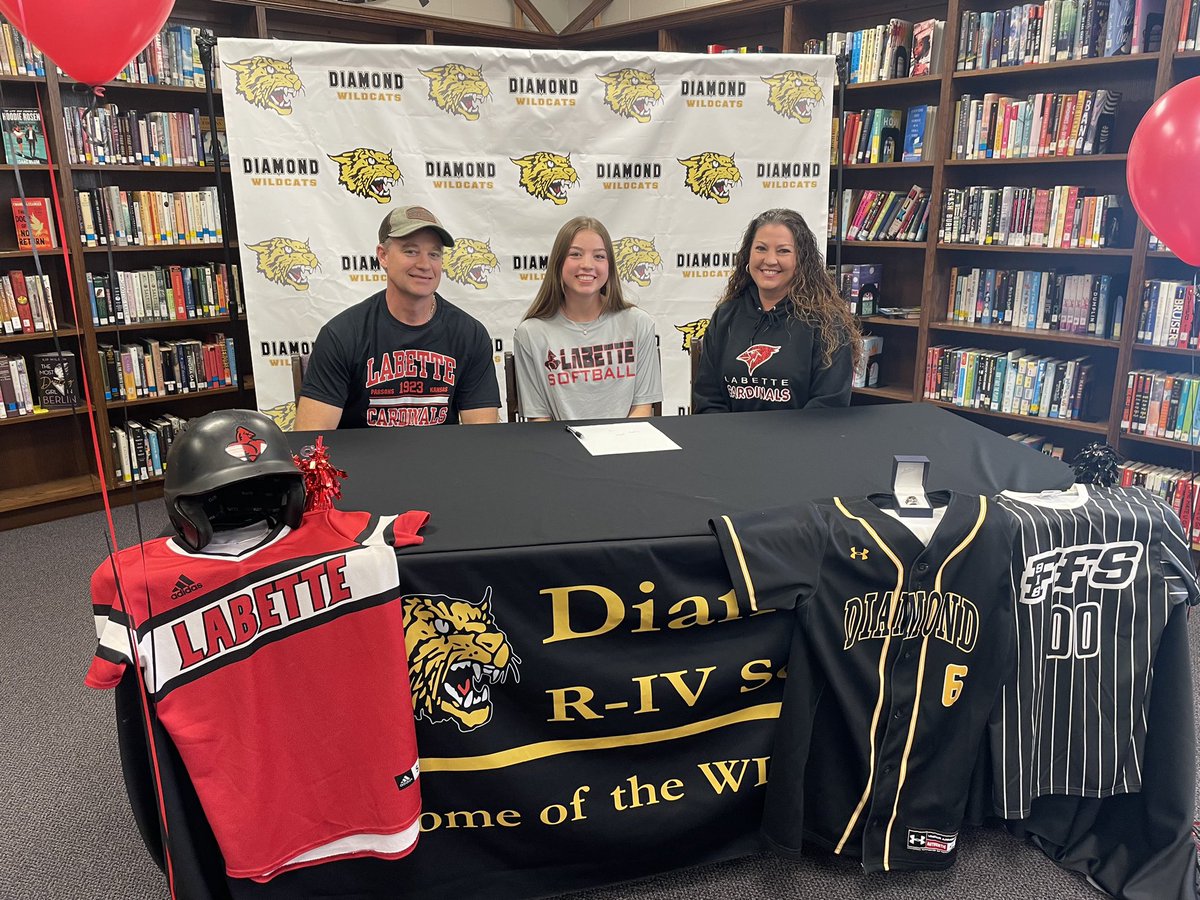 Caitlyn Suhrie (@caitlyn_suhrie) on Twitter photo I am so grateful to have signed to <a href="/LCCSB/">Labette Softball</a>!! Thank you to all my friends, family, and coaches who have helped me get to this point!
Shout out to <a href="/KODESports/">Four States Sports Report</a> <a href="/koamfox14/">KOAM News Now</a> and <a href="/NewtonCoNews/">Newton County News</a> for the support and doing a report on it!! I am so grateful to have signed to <a href="/LCCSB/">Labette Softball</a>!! Thank you to all my friends, family, and coaches who have helped me get to this point!
Shout out to <a href="/KODESports/">Four States Sports Report</a> <a href="/koamfox14/">KOAM News Now</a> and <a href="/NewtonCoNews/">Newton County News</a> for the support and doing a report on it!!