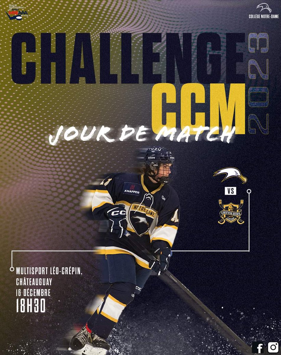 Albatros M18 AAA (@albatroscnd) on Twitter photo DEMI-FINALE
18h30 au Challenge <a href="/CCMHockey/">CCM Hockey</a> vs. <a href="/Chevaliersaaa/">Chevaliers de Lévis</a> à <a href="/Chateauguay/">Ville de Chùteauguay</a>
<a href="/LHM18AAAQ/">Ligue de hockey M18 AAA du Québec</a> DEMI-FINALE
18h30 au Challenge <a href="/CCMHockey/">CCM Hockey</a> vs. <a href="/Chevaliersaaa/">Chevaliers de Lévis</a> à <a href="/Chateauguay/">Ville de Chùteauguay</a>
<a href="/LHM18AAAQ/">Ligue de hockey M18 AAA du Québec</a>