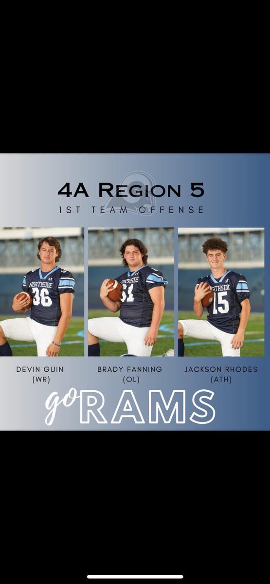 4a Region 5 1st Team WR for 2023 season