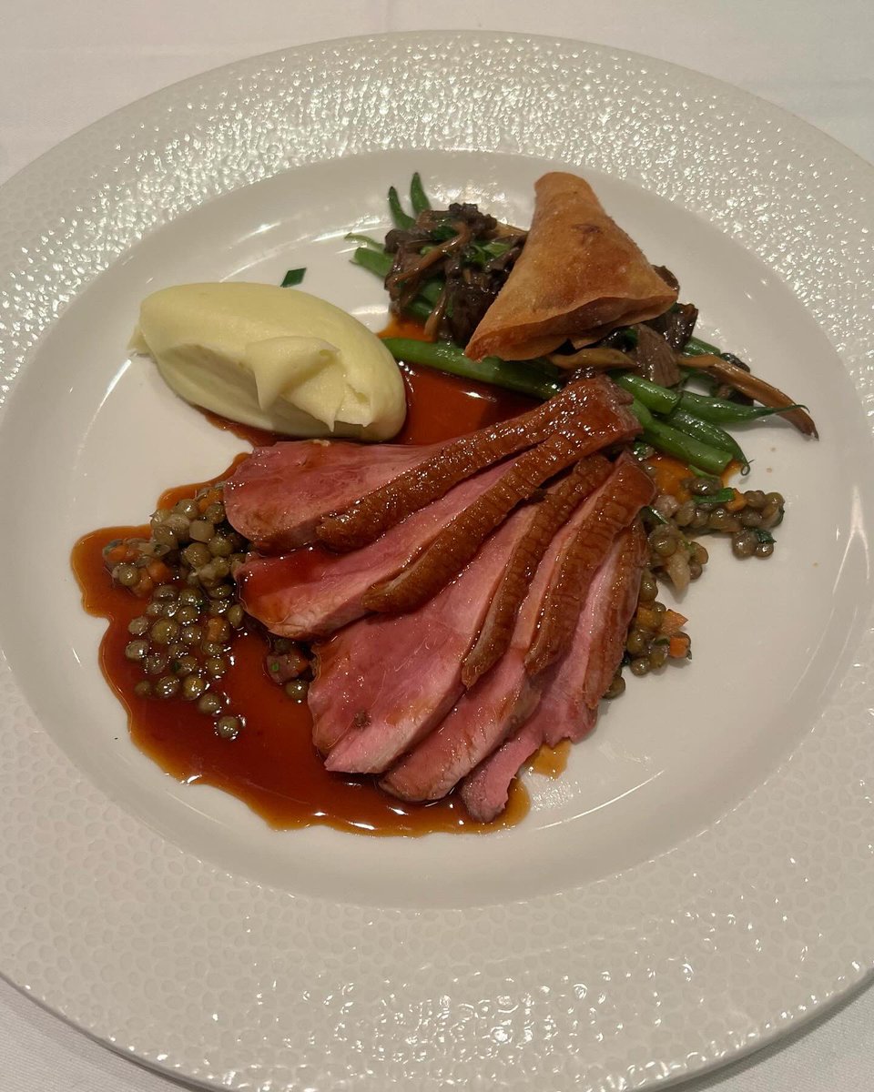 <a href="/MattChristmas1/">Matt Christmas</a> Visited for lunch today, the cavatelli with braised hare was delicious as was the perfectly cooked duck! Oh and the prune tart finished things off nicely! 👏🏼🙌🏼 always a great time <a href="/ChezBruce/">Chez Bruce</a>