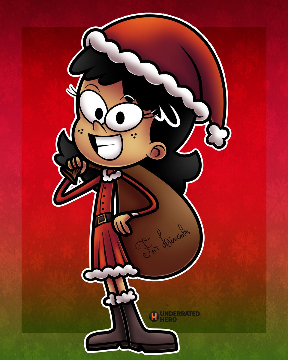 Underrated_Hero's tweet image. [Commission]

Santa Stella! Or, uh, Stella Claus?
#stellazhau #theloudhouse #tlh