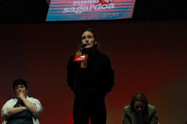 Nerea Ibarzabal Salegi da 2023ko Bizkaiko Bertsolari Txapelketako txapelduna. #bbt23 #bertsolaritza #bilbo