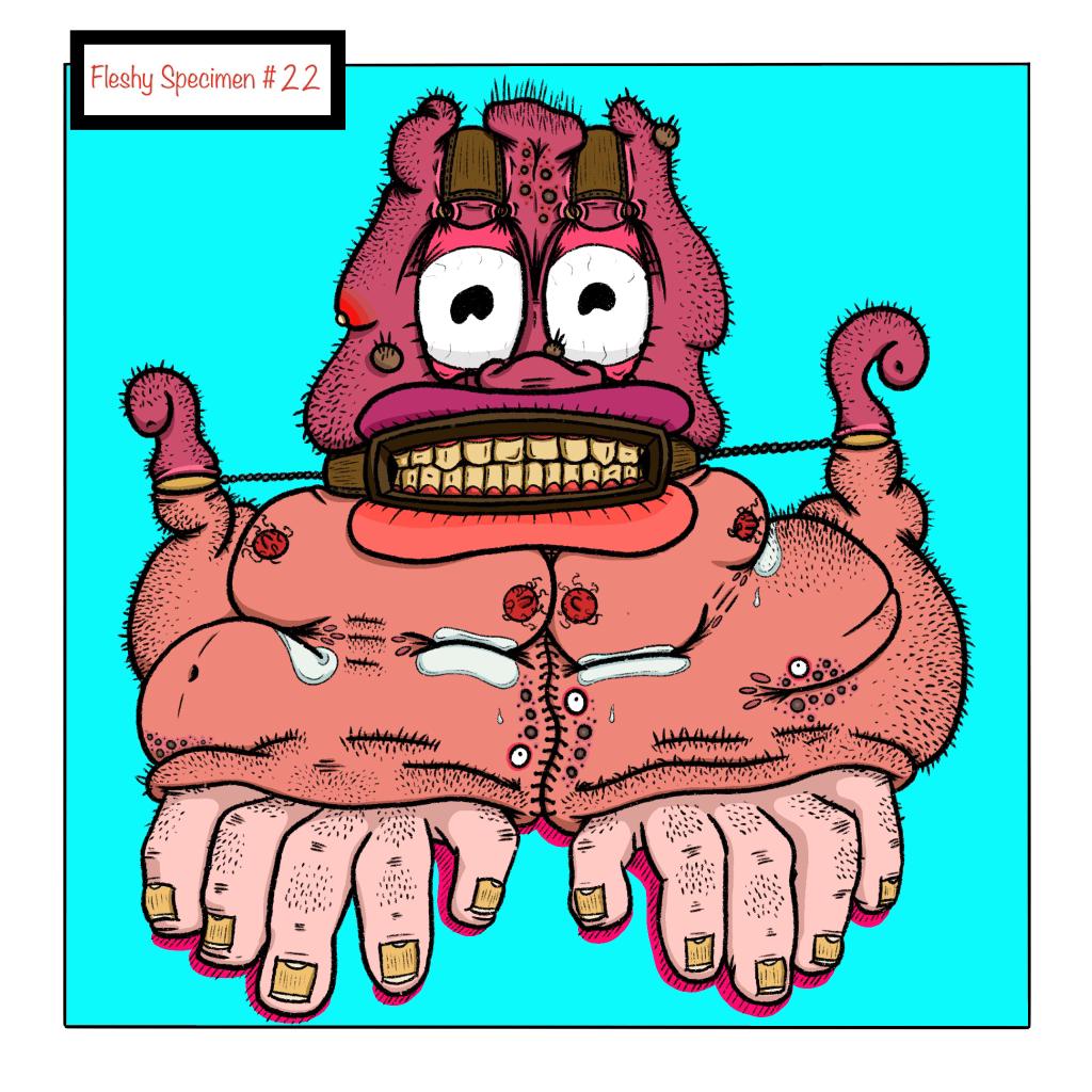 fleshiesworld's tweet photo. Fleshie Specimen 22 
What is happening here! This seems so much more than just physical manipulation. This is like torture!  It's becoming more obvious that alterations are being made after these beings are born, but who or what would do such a thing. Further study required https://t.co/v8n5mwqUsF