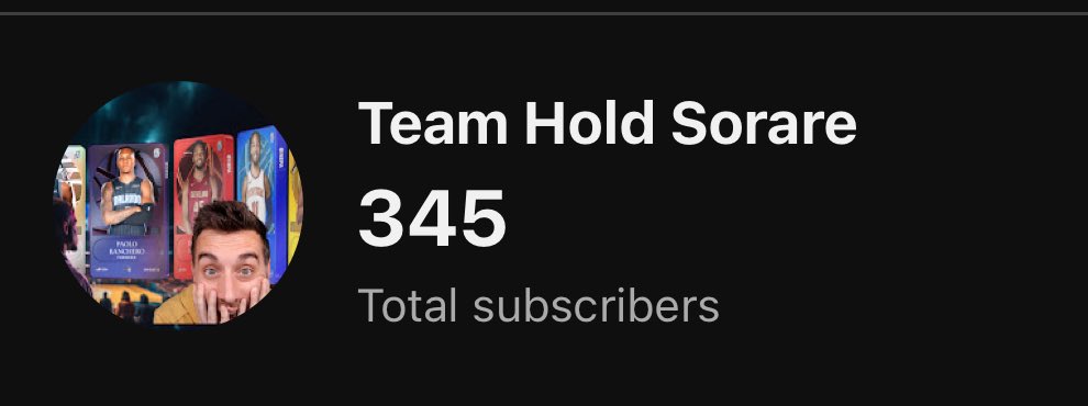 TeamHoldNFT's tweet image. Let’s hit 500 subs on our #Sorare channel! Giving away a Rare Tier Jalen Brunson and Kevin Durant! 

To qualify you need to:
✅ like and retweet
✅ follow @MikeZakarian + @TeamHoldNFT 
✅ subscribe to our channel linked below!