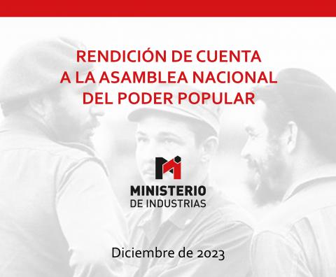 💁💁‍♂| Les compartimos el Informe de Rendición de Cuenta a la @AsambleaCuba del @MindusIndustria. 

 parlamentocubano.gob.cu/noticias/dispo…