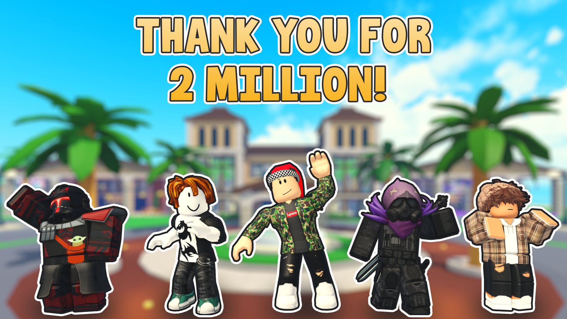 Roblox on X: Yet another milestone that wouldn't be possible without our amazing community. Thank you so much for helping us hit 3 Million followers on Twitter! #MillionsofExperiences / X