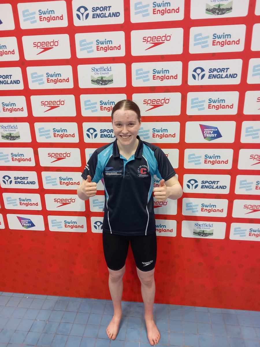 Massive well done to Megan D who finishes 1st in the final of the Senior women's 200 butterfly with a new personal best of 2.16.00 knocking over 1.5 seconds off her previous best!!! 💥💥💥💥💥