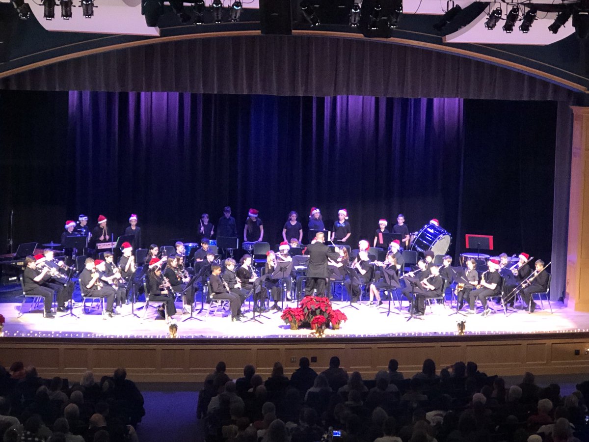 Great holiday concert by the ⁦⁦<a href="/PCISFalcon/">PCIS</a>⁩ band ⁦@MrShawsMusic⁩ ⁦<a href="/PCISConcertBand/">PCISConcertBands</a>⁩