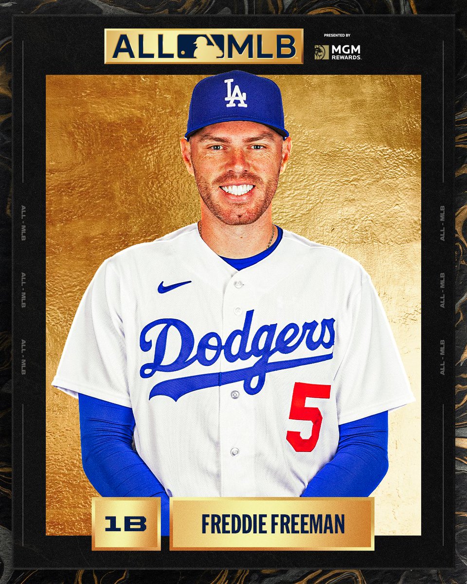 Freddie! Freddie! Freddie! Freddie Freeman caps off a historic 2023 season with the @Dodgers by winning #AllMLB First Team honors for the 2nd time.