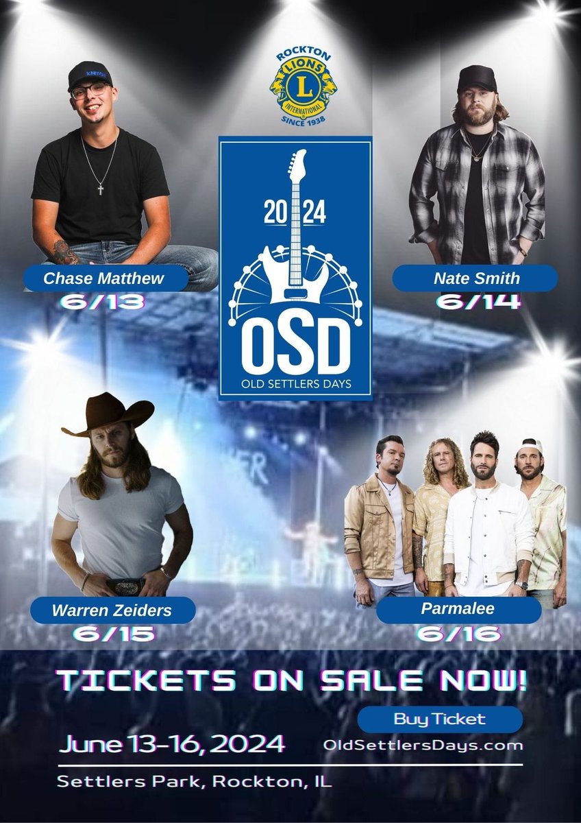 Hampton Inn Beloit (@hamptoninnblt) on Twitter photo Tickets for <a href="/OldSettlersDays/">Old Settlers Days</a> are now on sale! ๐ถ Treat yourself or a friend to 4-day wristbands early at special prices until Christmas! Secure your stay with us, right by the music celebration! Get your tickets at OldSettlersDay.com & book your stay with us! ๐๏ธ๐จ Tickets for <a href="/OldSettlersDays/">Old Settlers Days</a> are now on sale! ๐ถ Treat yourself or a friend to 4-day wristbands early at special prices until Christmas! Secure your stay with us, right by the music celebration! Get your tickets at OldSettlersDay.com & book your stay with us! ๐๏ธ๐จ