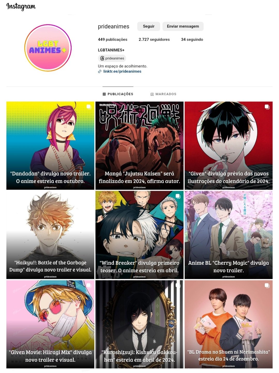 Animes Online Calendário: Descubra as datas de lançamento das suas
