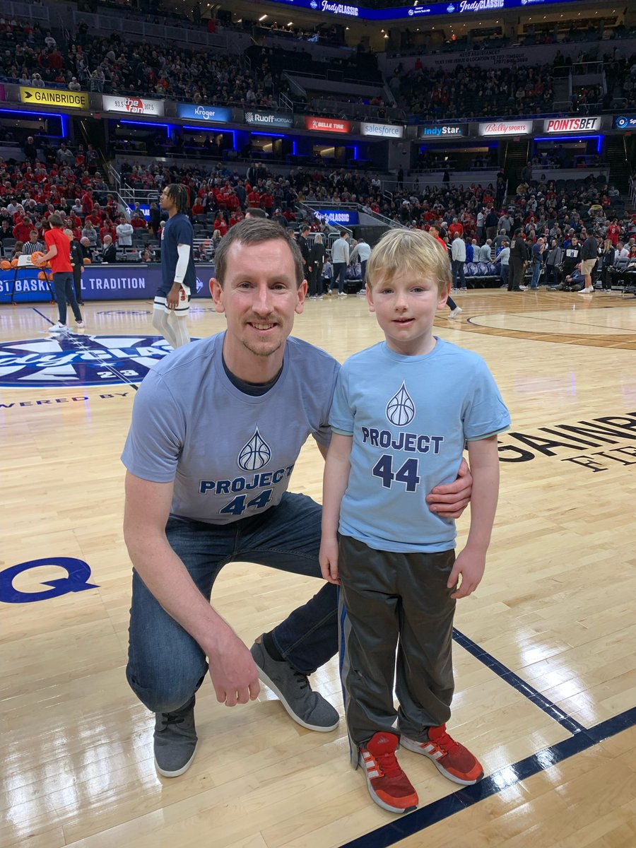 Good afternoon combining some Indiana basketball and Project 44. Enjoyed being a small part of spreading Andrew’s mission. If you haven’t already please check out @JoinProject44 and consider joining @BeTheMatch