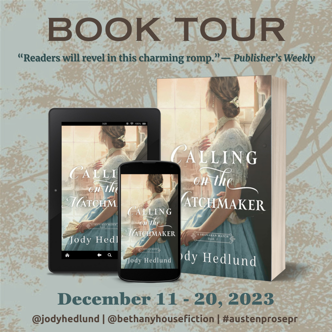 Today I'm joining the book tour for #CallingOnTheMatchmaker by #JodyHedlund. ⭐️⭐️⭐️⭐️

Read my #review at: moments-of-beauty.blogspot.com/2023/12/book-r…

@Austenprose #austenprosepr #historicalromance #bhpfiction #bookreviewer