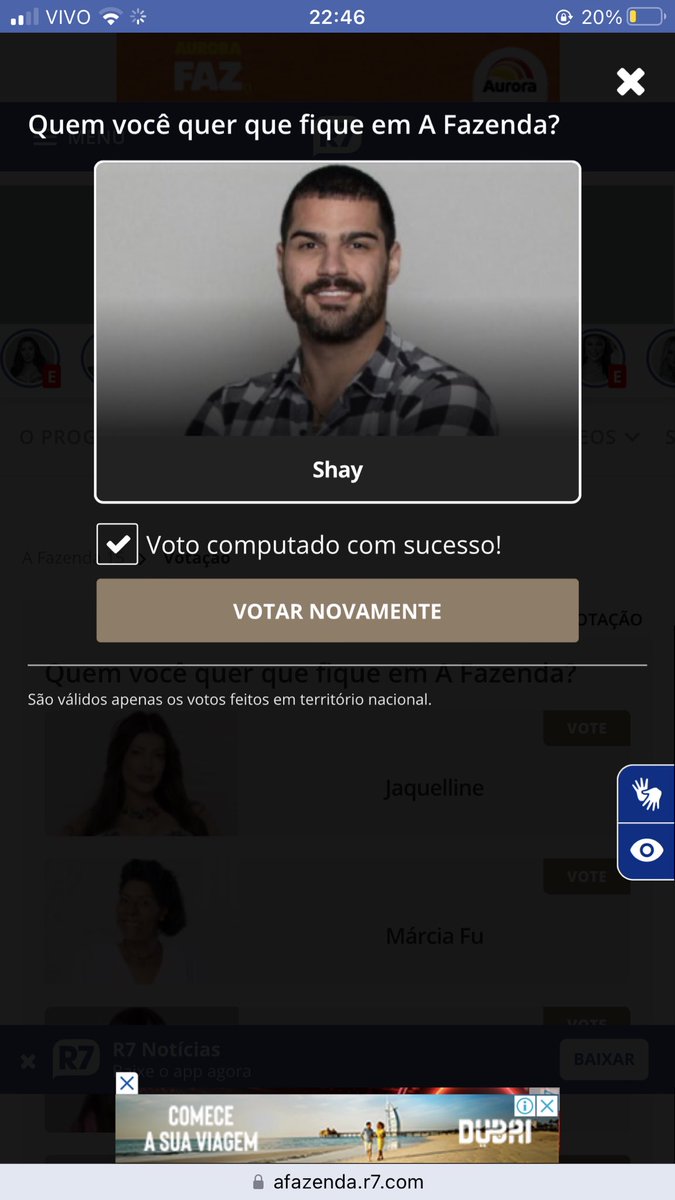 gustavoo9939's tweet photo. Últimos min de votação .. Não parem ! #FicaShay #AFazenda https://t.co/9JhaGemwJv