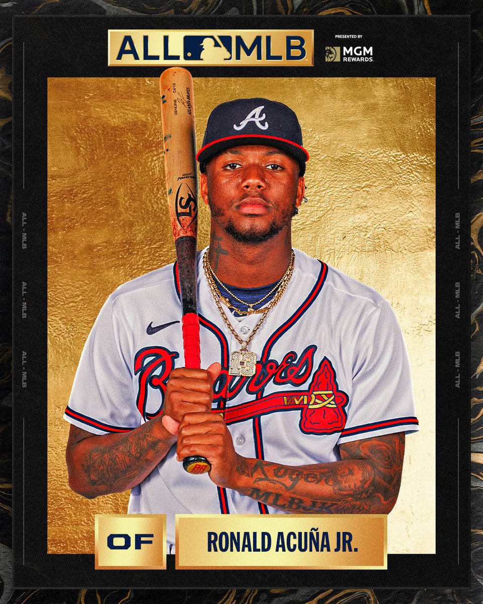 Was there any question? Ronald Acuña Jr. wins 2023 #AllMLB First Team honors.