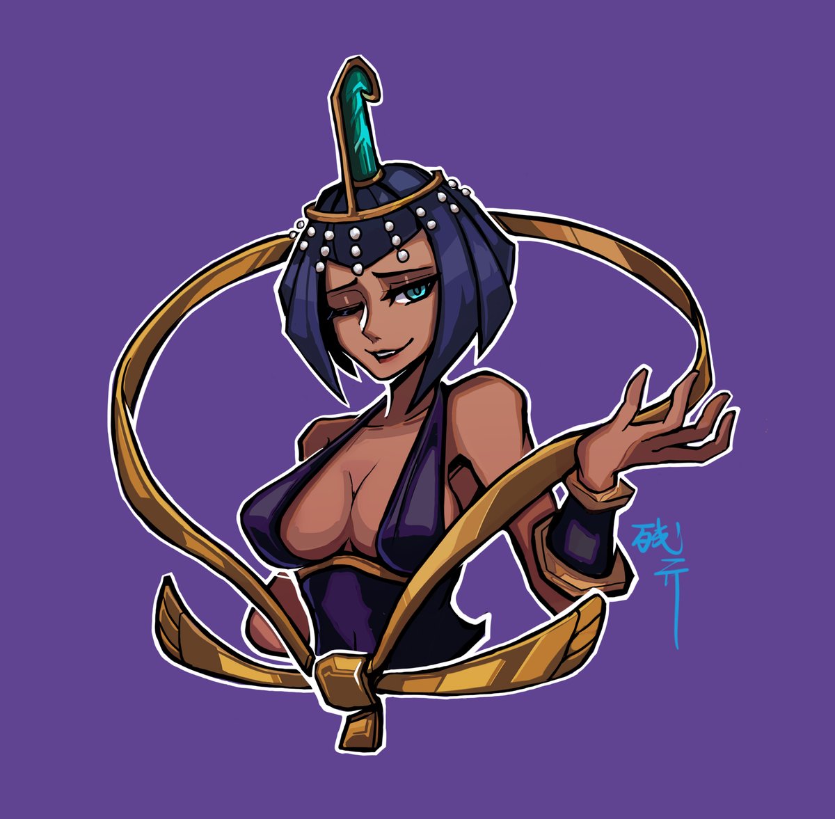 EmilyBr20875469's tweet image. 😈
#Skullgirls #art #骷髅女孩 #绘画