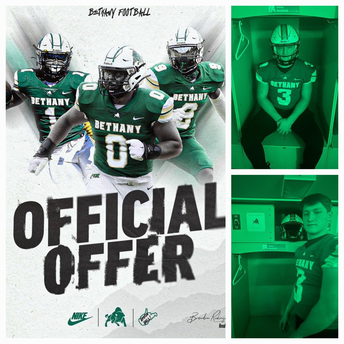 Feels good to know a local College sees hometown possibilities!! Great feeling to get the Offer!!! @BethanyWVFB @CoachRobBC @CoachRancBC @coachR_Brown @CoachStantonBC