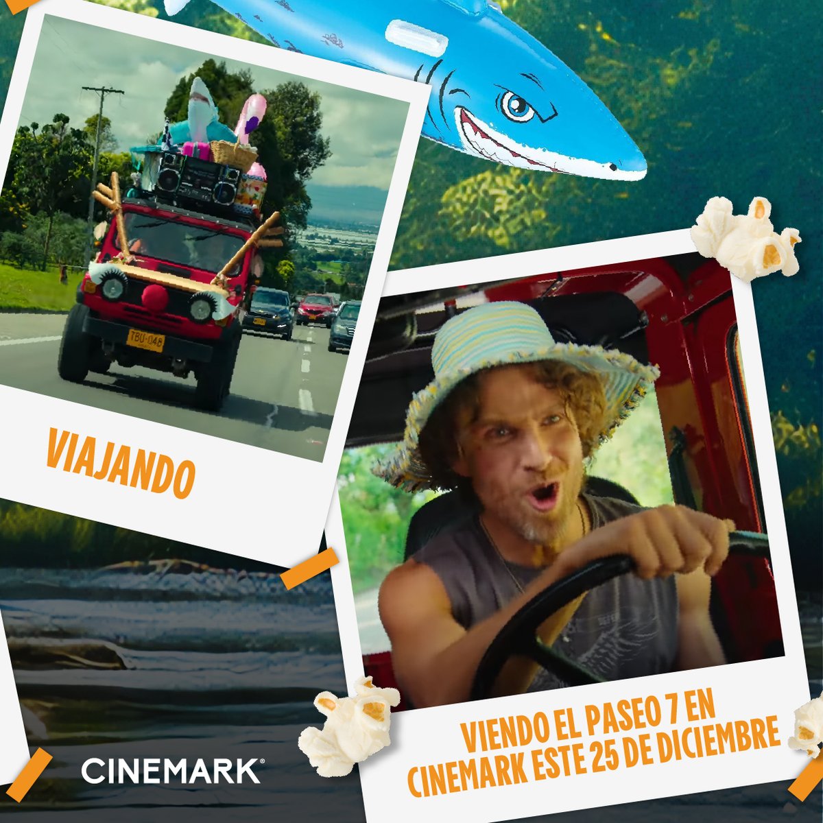 CinemarkCol's tweet photo. Y tú, ¿cómo celebras esta navidad? 🎄🕺
Recuerda que la tradición más importante es ver #ElPaseo7 en #Cinemark este 25 de diciembre. https://t.co/xM8VRK8e63