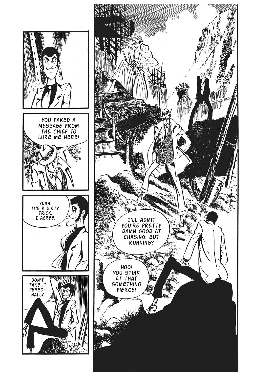 Monkey Punch Art on X: Art from Shin Lupin III (1977-1981) written and  ilustrated by Monkey Punch. “Jigen Daisuke, the best marksman in the world,  has a draw speed of 0.3 seconds.