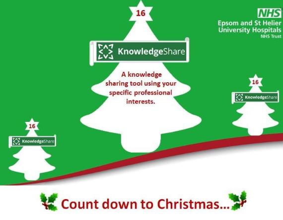 esthLISeducat's tweet image. Today&apos;s #ESTHLISAdvent calendar resource is #KnowledgeShare, a great way for all @epsom_sthelier,@SuttonHandC and @SurreyDownsHC to get personalised targeted email alerts focussed on your particular area of interest (non-clinical or clinical)via the form: epsom-sthelier.nhs.uk/knowledgeshare…