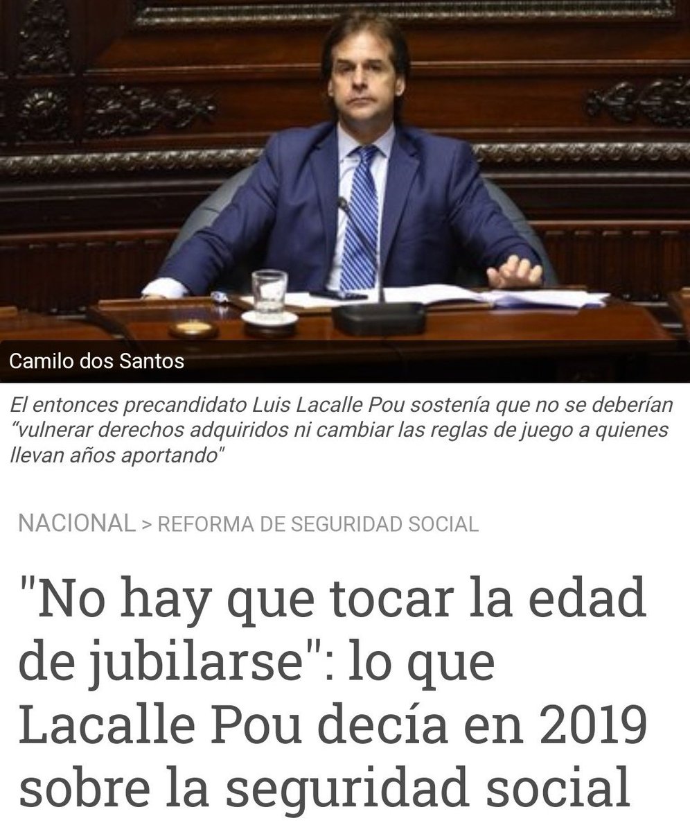 No nos olvidemos que ganaron mintíendole a la gente sobre la reforma jubilatoria.