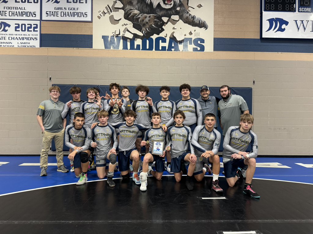 Champions of the Mat Cat Holiday Wrestling Duals in Montague!