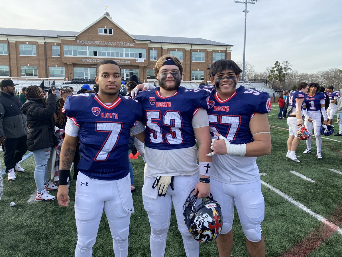 Tough fight for the North in the @BigRiverRivalry but loved seeing these guys compete and represent the Mavericks! @JadynReece_7 @lewis_beach53 @WillieSellers55