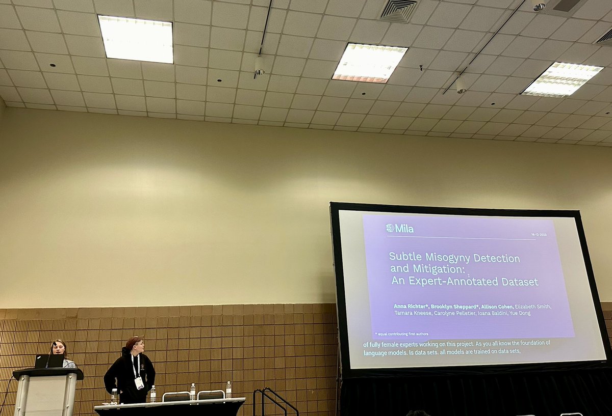 We have two oral presentations: Social Contract AI: Aligning AI Assistants with Implicit Group Norms and Subtle Misogyny Detection and Mitigation: An Expert-Annotated Dataset. Thanks for the great work!