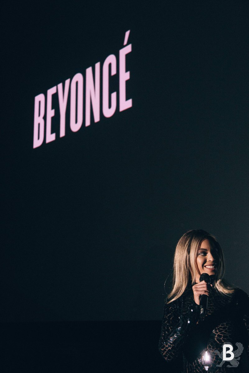 Unseen photos of Beyoncé celebrating #BEYONCÉ visual album screening at SVA Theatre. 👑 apple.co/2QrGlMp #10YearsofBEYONCÉ