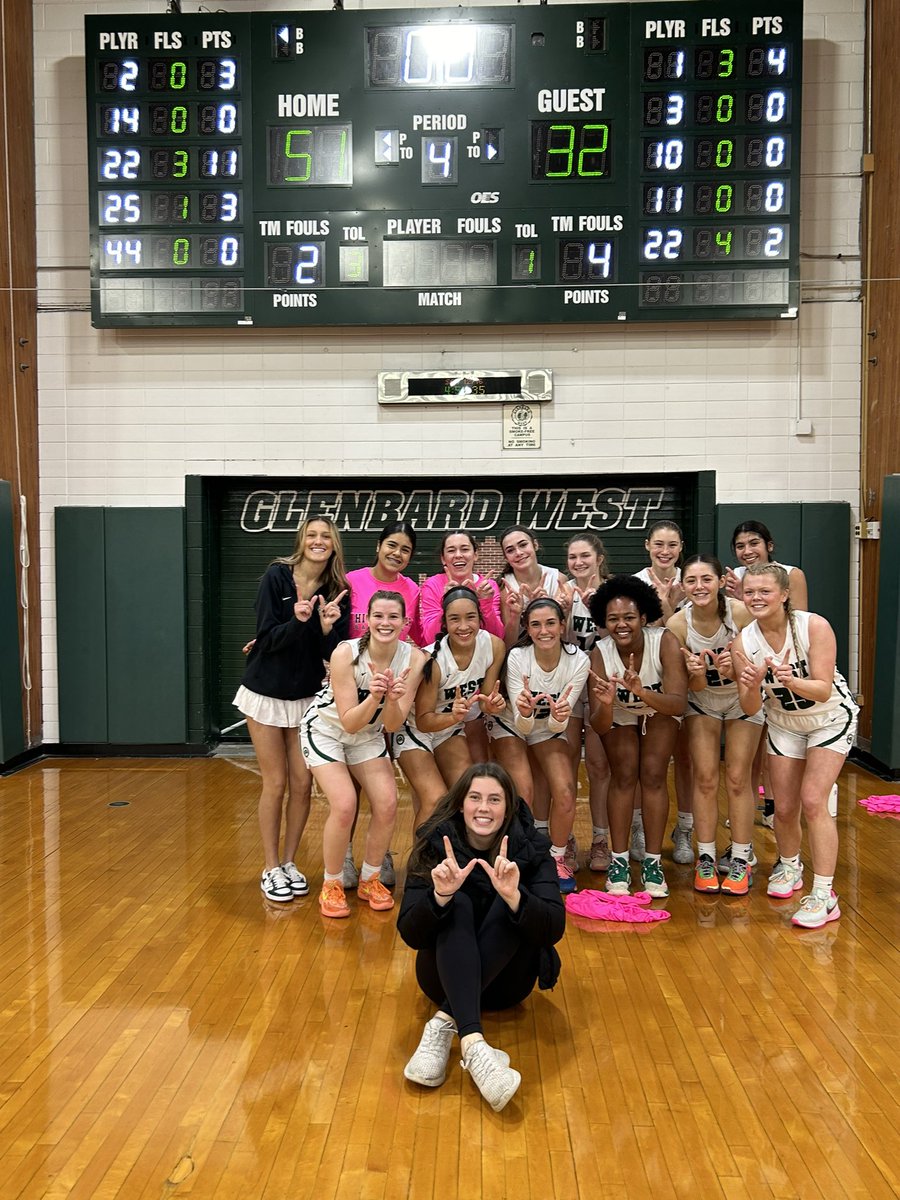 Final at Biester, Glenbard West 51, Lake Park 32! 💚🏀🖤