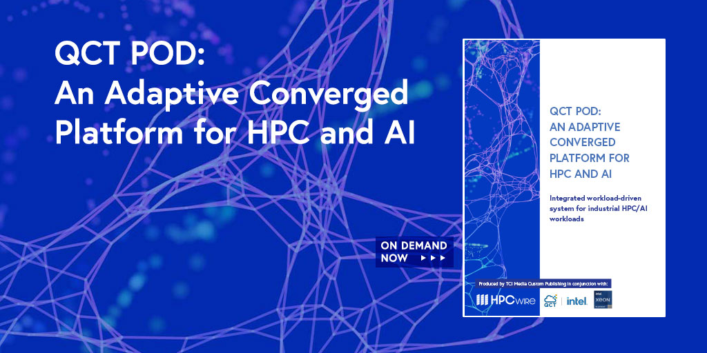 Elevate your #HPC and AI infrastructure with the @QuantaQCT Platform on Demand (#POD). This on-premises converged system, powered by 4th Gen @Intelhpc #Xeon Scalable #processors, delivers optimized performance tailored for specific workloads. Download now: ow.ly/z9Hq50QeQe6