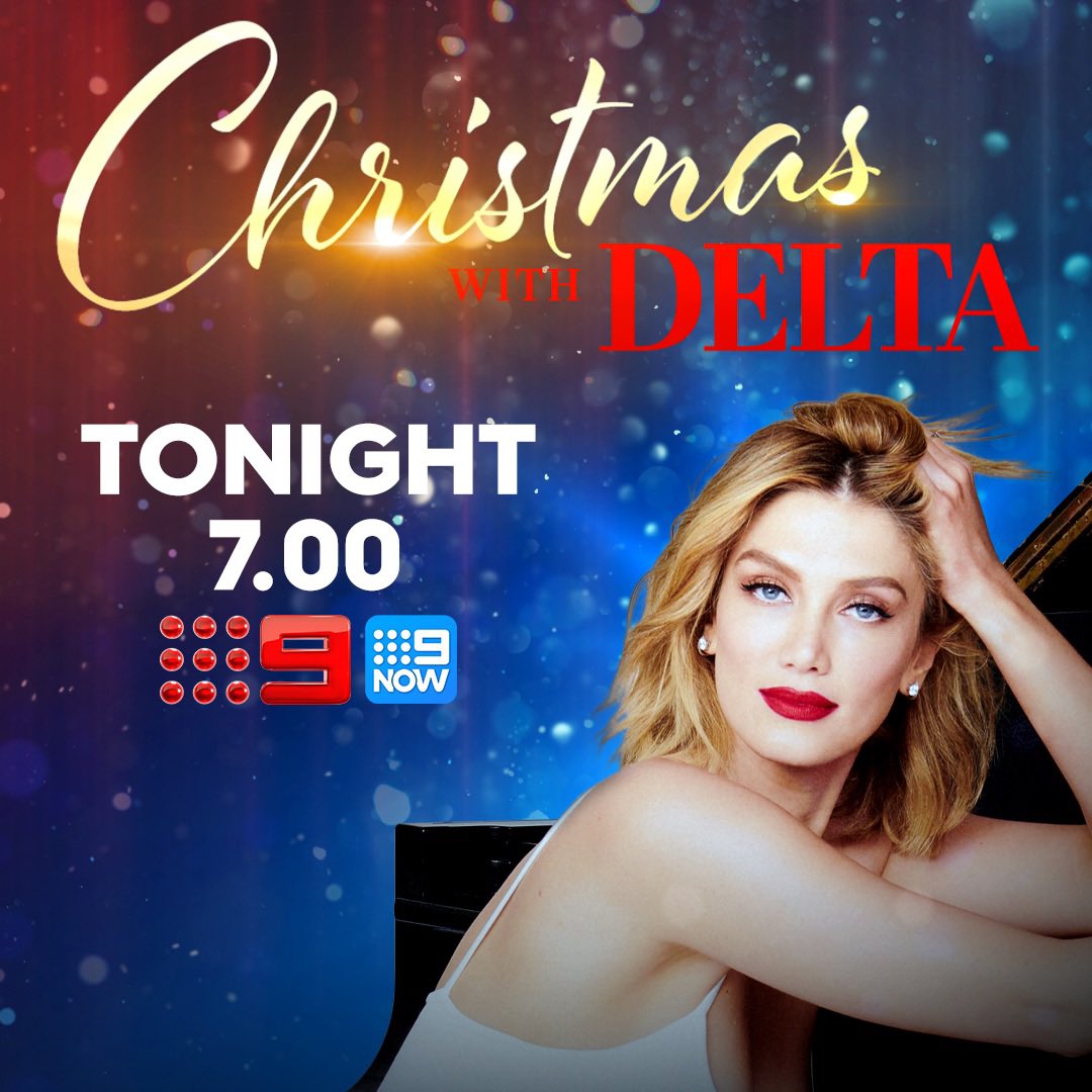 Tonight is the night!!! #ChristmasWithDelta airs at 7pm on @Channel9 🎄 Watch with us and tweet along!!!! 🎅🏼🫶🏻