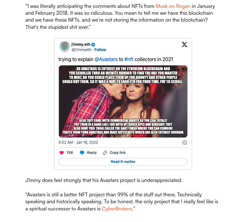 GregOakford's tweet photo. This @j1mmyeth piece has blown up! 

My most read article for 2023, just surpassing @justinaversano from earlier this year. 

Also high on the list of most read are @_deafbeef, @josiebellini, @terrelldom &amp; @emilyxxie 🤝

https://t.co/76r3bCZNSH https://t.co/yjwezihWhn