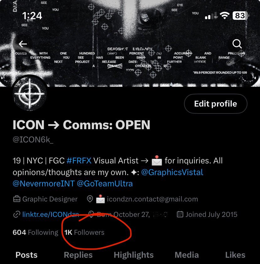 My account got nuked @ 1k. Not very ideal.

Shit happens. Will have to rebuild my following from the ground up.

Any follows, likes, and retweets would be very appreciated!🙏