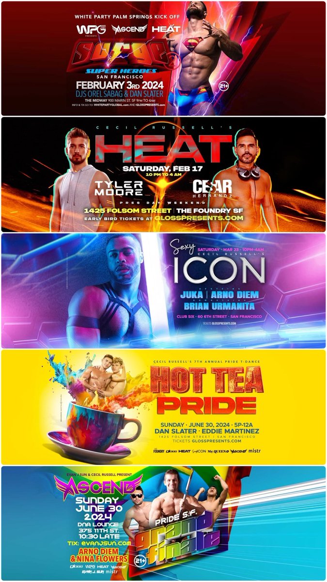 Get your party tickets 🎫 San Francisco here! glosspresents.com