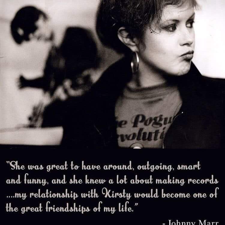 I’m glad Shane MacGowan is getting the respect he deserves, but if you’re listening to his songs with a fresh ear, check out Kirsty MacColl as well. And, as for “Fairytale of New York”, that wouldn’t work half as well without Shane and Kirsty’s chemistry!