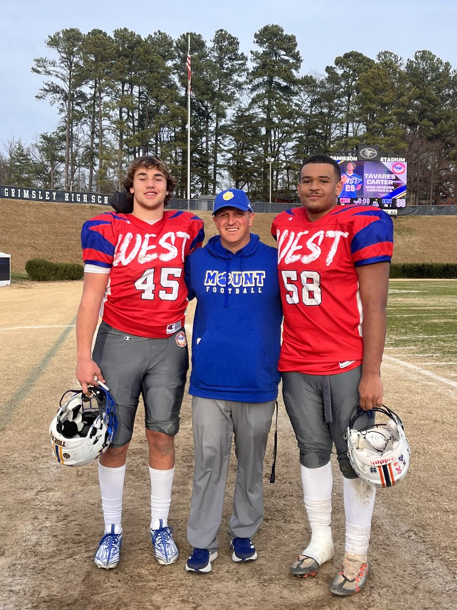 Great day watching <a href="/ColtKluttz/">colt kluttz 24</a> and <a href="/tristen_McB/">Tristen McBride</a> play football! You represented your schools very well! <a href="/NCCoachesAssn/">N.C. Coaches Assn.</a> #FootballFAMILY