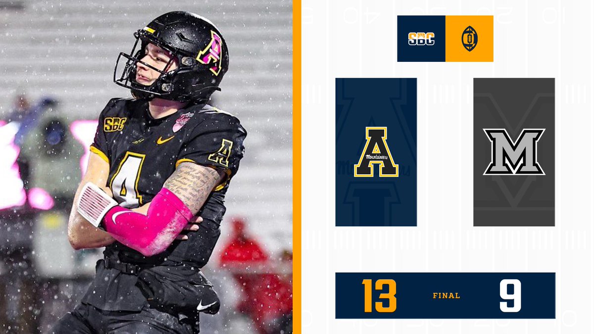 𝗖𝗛𝗔𝗠𝗣𝗜𝗢𝗡𝗦 𝗔𝗚𝗔𝗜𝗡. For the seventh time in eight bowl appearances & nine years of eligibility, @AppState_FB is a @BowlSeason champion, after conquering the elements & MAC champion Miami (Ohio) in the @CureBowl. ☀️🏈 📰 » sunbelt.me/41pzhRK