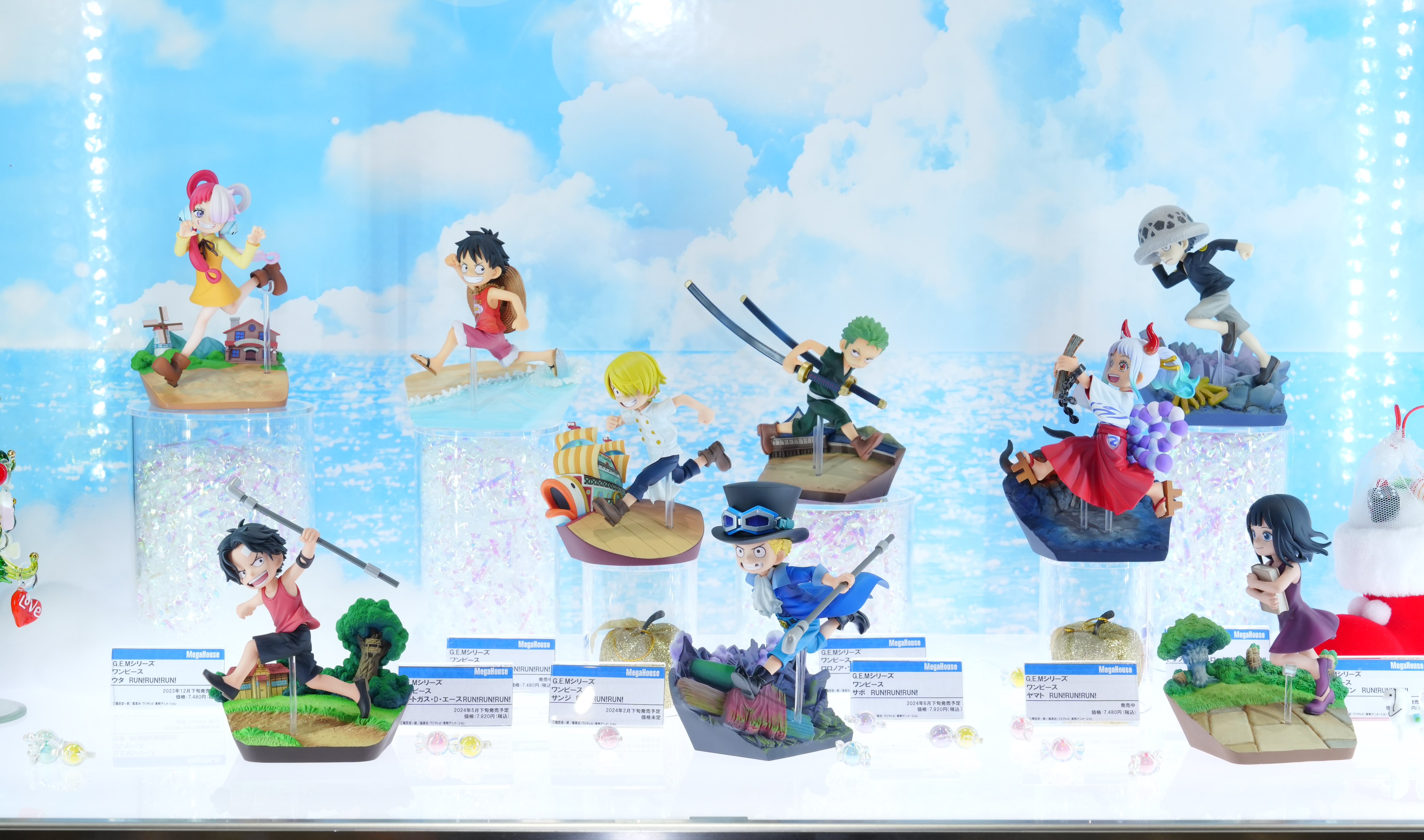 メガハウス　G.E.M ワンピース　run!run!run! 8種まとめ売り メガハウス_メガホビ on X: 