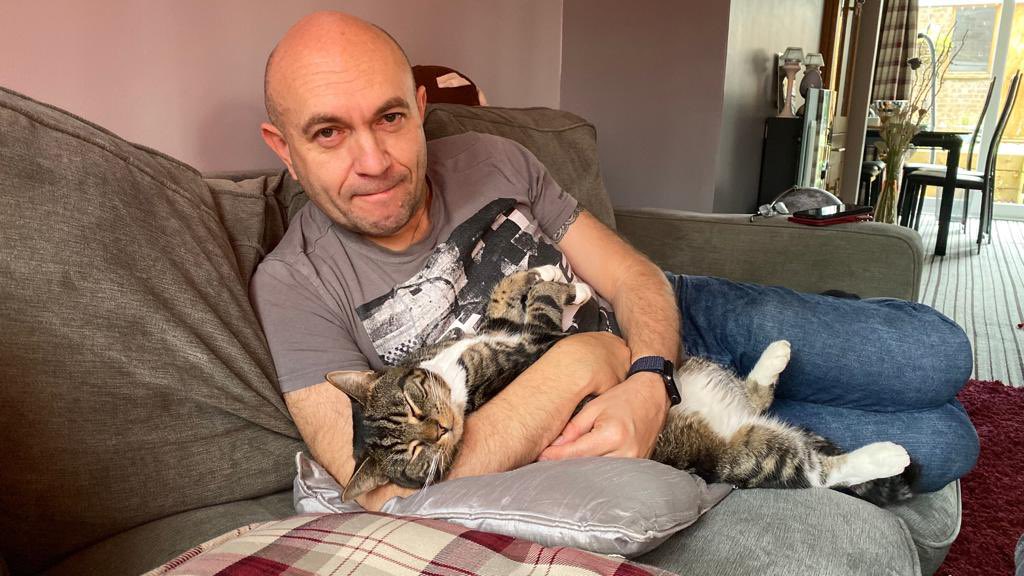 My hooman has had another trip around the sun today. #HappyBirthday