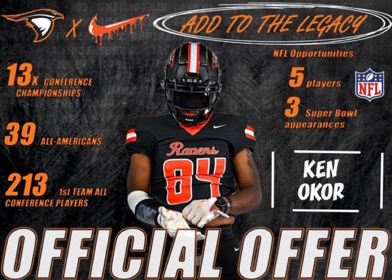 KenOkor (@okor_ken) on Twitter photo After a good phone call with <a href="/coachmonty11/">Coach Monty</a> I’m blessed to have received an offer from <a href="/AUFootball__/">Anderson University Football</a> After a good phone call with <a href="/coachmonty11/">Coach Monty</a> I’m blessed to have received an offer from <a href="/AUFootball__/">Anderson University Football</a>